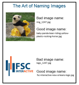 how to name images for SEO