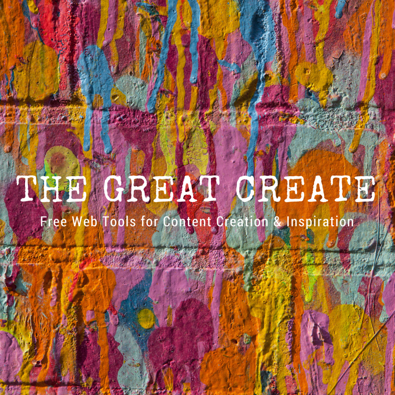 The Great Create Cover